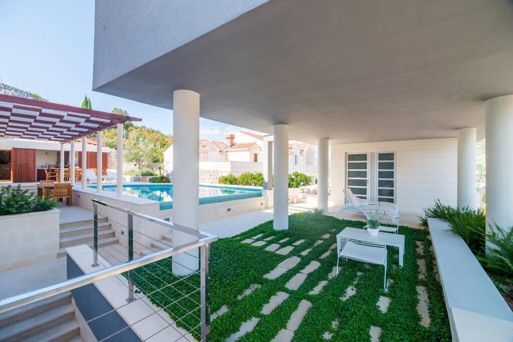 דוברובניק Modern Villa With Swimming Pool - Penthouse מראה חיצוני תמונה